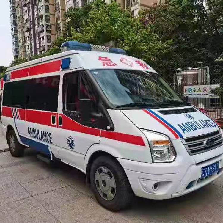 老河口长途救护车护送病人返乡
